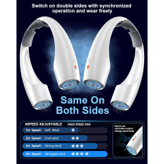 Ventilateur Cou Portable Heelkl AI, 4 Vitesses, Rechargeable