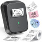 Étiqueteuse PM260 Bluetooth 2 Portable Sans Encre avec Ruban, Application Intelligente, Noir, 1 Pièce