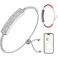 Smart Bracelet for Women - Fitness Tracker with Heart Rate, Sleep, Step Counter, 1ATM Waterproof, 2 Bands Smart Bracelet for Women - Fitness Tracker with Heart Rate, Sleep, Step Counter, 1ATM Waterproof, 2 Bands
