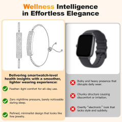 Bracelet Intelligent Femme - Tracker Fitness, Coeur, Sommeil