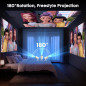 Mini Projecteur Portable 1080P avec WiFi, Bluetooth, Android 12, Focus Électrique, HDMI/Smartphone/USB Mini Projecteur Portable 1080P avec WiFi, Bluetooth, Android 12, Focus Électrique, HDMI/Smartphone/USB
