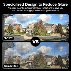 Wyze Window Camera: HD WiFi Security, AI Motion, Color Night Vision