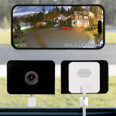 Wyze Window Camera: HD WiFi Security, AI Motion, Color Night Vision