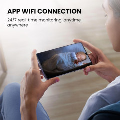 Funstorm 2025 4K HD Mini Nanny Cam – WiFi, Night Vision & 100-Day Battery