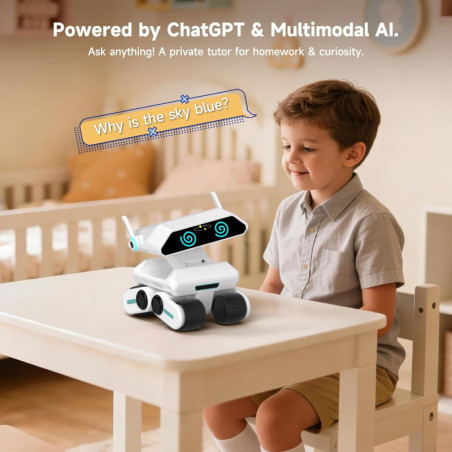 Robot IA Intelligent Yonbo – Tuteur Vocal Multimodal Sans Abonnement