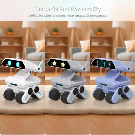 Robot Intelligent AI Yonbo avec ChatGPT, Tuteur Vocal Multimodal, Caméra 5MP, Sans Abonnement