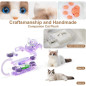 Chongker 24,8 Chat Robot Interactif Peluche avec Contrôle Tactile, Jouet Chaton Électronique Robotique Chongker 24,8 Chat Robot Interactif Peluche avec Contrôle Tactile, Jouet Chaton Électronique Robotique