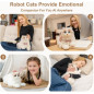 Chongker 24.8 Interactive Robot Cat Plush Toy with Touch Control – Electronic Kitten Robotic Pet Chongker 24.8 Interactive Robot Cat Plush Toy with Touch Control – Electronic Kitten Robotic Pet