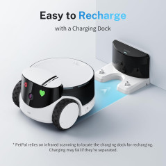 Enabot EBO ROLA : Caméra Robot Chien 2.5K avec Distributeur