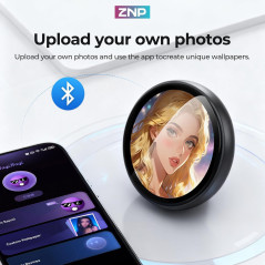ZNP Badge AI Traduction Bluetooth 60 Langues Sans Wifi