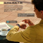 Montre Connectée Femme 1.8'' avec Alexa, Suivi Santé, Appels, Notifications, 120 Modes Sport, Étanche Montre Connectée Femme 1.8'' avec Alexa, Suivi Santé, Appels, Notifications, 120 Modes Sport, Étanche