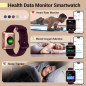 Montre Connectée Femme 1.8'' avec Alexa, Suivi Santé, Appels, Notifications, 120 Modes Sport, Étanche Montre Connectée Femme 1.8'' avec Alexa, Suivi Santé, Appels, Notifications, 120 Modes Sport, Étanche