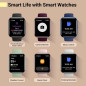 Montre Connectée Femme 1.8'' avec Alexa, Suivi Santé, Appels, Notifications, 120 Modes Sport, Étanche Montre Connectée Femme 1.8'' avec Alexa, Suivi Santé, Appels, Notifications, 120 Modes Sport, Étanche