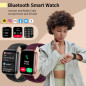 Montre Connectée Femme 1.8'' avec Alexa, Suivi Santé, Appels, Notifications, 120 Modes Sport, Étanche Montre Connectée Femme 1.8'' avec Alexa, Suivi Santé, Appels, Notifications, 120 Modes Sport, Étanche
