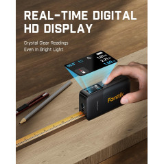 Fanttik A10 Pro 2-in-1 Laser Tape Measure with HD Display & Rechargeable Battery
