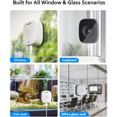 5MP 3K Magnetic Window Camera with Night Vision & AI Detection, WiFi6