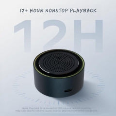 MagBeat Bluetooth Speaker with Wireless Charger, IPX7 Waterproof, 10H Playtime