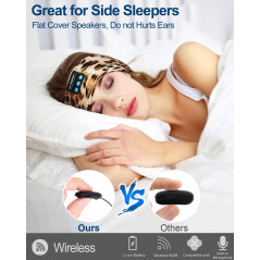 LC-dolida Bluetooth Sleep Headphones with HD Stereo Speakers for Sports & Yoga