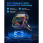 Nulaxy 54W Bluetooth 5.3 Car Charger & FM Transmitter, 4-Port Fast Charging, Deep Bass, Hands-Free Calling Nulaxy 54W Bluetooth 5.3 Car Charger & FM Transmitter, 4-Port Fast Charging, Deep Bass, Hands-Free Calling