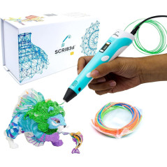 Stylo 3D SCRIB3D P1 avec écran + kit complet filament PLA