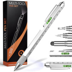 Stylo Multi-Tool 9-en-1 pour Hommes – Cadeau Pratique Papa