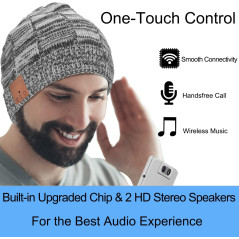 Bonnet Bluetooth Casque Audio - Idée Cadeau Tech Unique