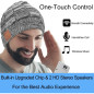 Bonnet Bluetooth avec Casque Intégré - Cadeau Tech Unique, Parfait pour Noël