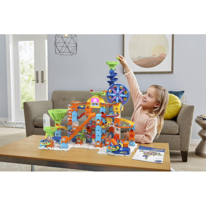 VTech Marble Rush Ultimate Set – Interactive STEM Building & Racing Marble Run Toy VTech Marble Rush Ultimate Set – Interactive STEM Building & Racing Marble Run Toy
