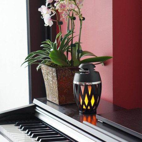 Enceinte Bluetooth Portable TikiTunes 5W avec LED, Batterie 2000mAh, USB, pour iPhone/iPad/Android
