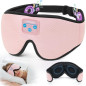 Voerou Bluetooth 5.4 Sleep Mask with 3D HD Stereo Headphones, Soft Breathable Eye Mask for Sleep Gift Voerou Bluetooth 5.4 Sleep Mask with 3D HD Stereo Headphones, Soft Breathable Eye Mask for Sleep Gift