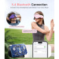 Voerou Masque de Sommeil avec Casque Bluetooth 5.4, Tissu Respirant & Haut-parleurs HD Stéréo Voerou Masque de Sommeil avec Casque Bluetooth 5.4, Tissu Respirant & Haut-parleurs HD Stéréo
