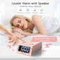 Support de téléphone pliable TechGlow avec haut-parleur Bluetooth sans fil - Cadeau tech rose Support de téléphone pliable TechGlow avec haut-parleur Bluetooth sans fil - Cadeau tech rose
