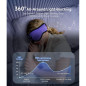 Voerou Masque de Sommeil Bluetooth 3D avec Casque Sans Fil, Haut-parleurs Stéréo HD Ultra-Fins, Réglable Voerou Masque de Sommeil Bluetooth 3D avec Casque Sans Fil, Haut-parleurs Stéréo HD Ultra-Fins, Réglable
