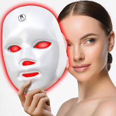 Masque LED Rouge 7-1 pour Visage - Soin Peau Salon & Maison