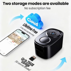 2026 Wireless 2K UHD Security Cameras Outdoor – Free Cloud, Dual-Band WiFi