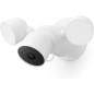 Google Nest Cam avec projecteur - Caméra de sécurité extérieure blanche, pack de 1