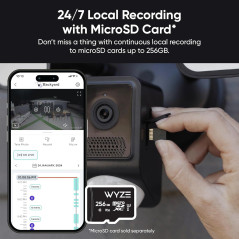 WYZE Floodlight Camera v2 - Caméra Sécurité Extérieure 2K HD, Vision Nocturne Couleur, 2800 Lumens, Alexa & Google Assistant
