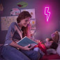 YouOKLight Pink Lightning Bolt LED Neon Sign, Battery/USB Powered Wall Light for Bedroom, Party & Decor YouOKLight Pink Lightning Bolt LED Neon Sign, Battery/USB Powered Wall Light for Bedroom, Party & Decor