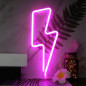 YouOKLight Pink Lightning Bolt LED Neon Sign, Battery/USB Powered Wall Light for Bedroom, Party & Decor YouOKLight Pink Lightning Bolt LED Neon Sign, Battery/USB Powered Wall Light for Bedroom, Party & Decor
