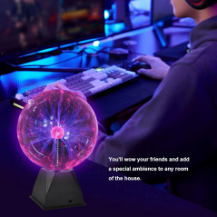 PowerTRC Lampe Plasma 8 Sensible au Toucher et Son