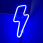 Car Interior Lightning Bolt LED Ambient Light - Blue Side Triangle Back Window Decoration Car Interior Lightning Bolt LED Ambient Light - Blue Side Triangle Back Window Decoration