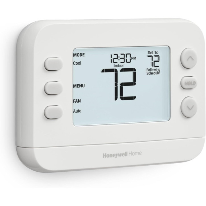 Honeywell Home RTH20B Programmable Thermostat, Single-Stage, 1 Heat/1 Cool, 5-2 Day Schedule, White Honeywell Home RTH20B Programmable Thermostat, Single-Stage, 1 Heat/1 Cool, 5-2 Day Schedule, White