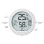 SECRUI Digital Indoor Hygrometer Thermometer TH1 with LCD, Accuracy Calibration, Max/Min Records - White SECRUI Digital Indoor Hygrometer Thermometer TH1 with LCD, Accuracy Calibration, Max/Min Records - White