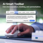 Virtusx Jethro AI Mouse - Enregistreur vocal, dictée, transcription, traduction, souris sans fil PC & portable Virtusx Jethro AI Mouse - Enregistreur vocal, dictée, transcription, traduction, souris sans fil PC & portable
