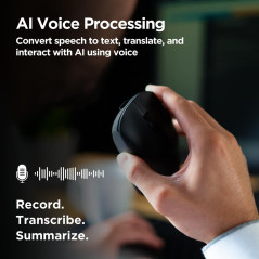 Souris Virtusx Jethro AI : Enregistrement Vocal & Transcription