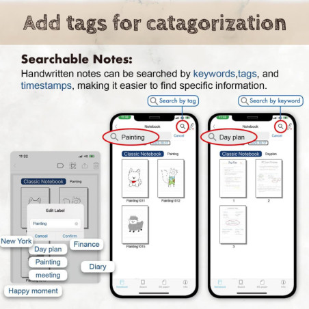 Ophaya Stylo Intelligent & Carnet Connecté - Idée Cadeau