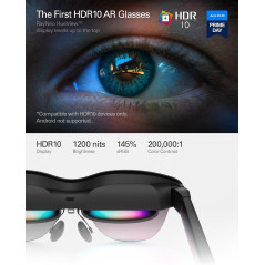 RayNeo Air 4 Pro AR/XR Glasses – 201 HDR10 3D Display, USB-C Plug & Play
