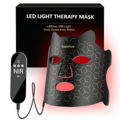 Masque LED Lumière Rouge 850nm Rechargeable USB-C pour Visage