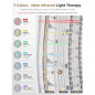 Red Light Therapy Mask with Cooling Gel Pack, 7-Color 850nm NIR LED, Rechargeable Remote, 180 Mins Use, Black Red Light Therapy Mask with Cooling Gel Pack, 7-Color 850nm NIR LED, Rechargeable Remote, 180 Mins Use, Black