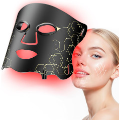 Red Light Therapy Mask with Cooling Gel, 7-Color NIR 850nm LED - E106A